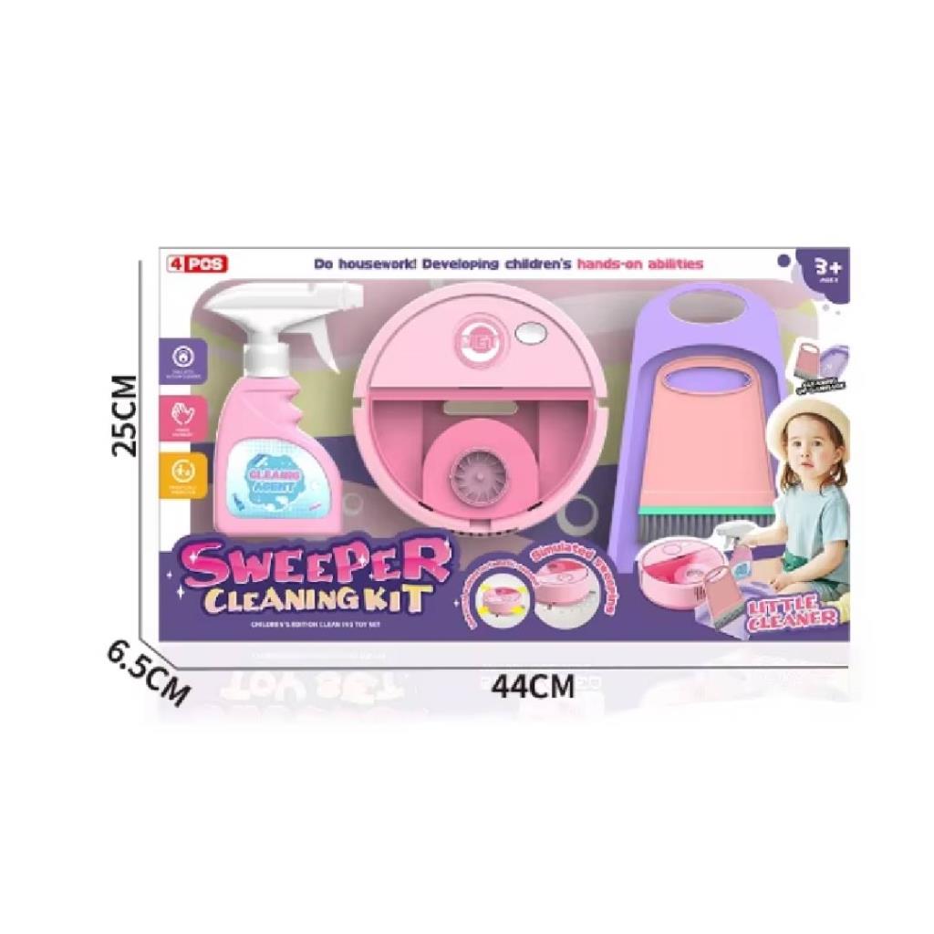 Kids Sweeper Cleaning Kit – 4 Pieces